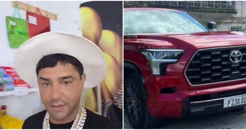 Cubano con I-220A causa revuelo en las redes al volver a la isla con todas sus pertenencias y un auto Toyota: "A vivir como un rey" cubano-auto