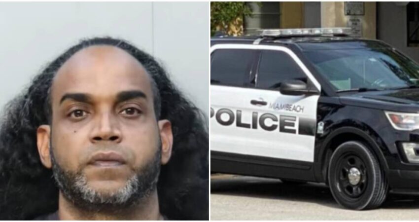 Horror en Miami Beach: hombre se hace pasar por conductor de Uber y agrede sexualmente a una turista hombre preso-policía de Miami Beach (2)