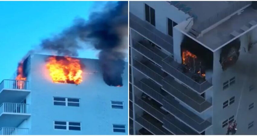 "Tragedia en Hollywood Beach": incendio en un edificio cobra la vida de una anciana mientras se reportan dos heridos incendio en Hollywood Beach