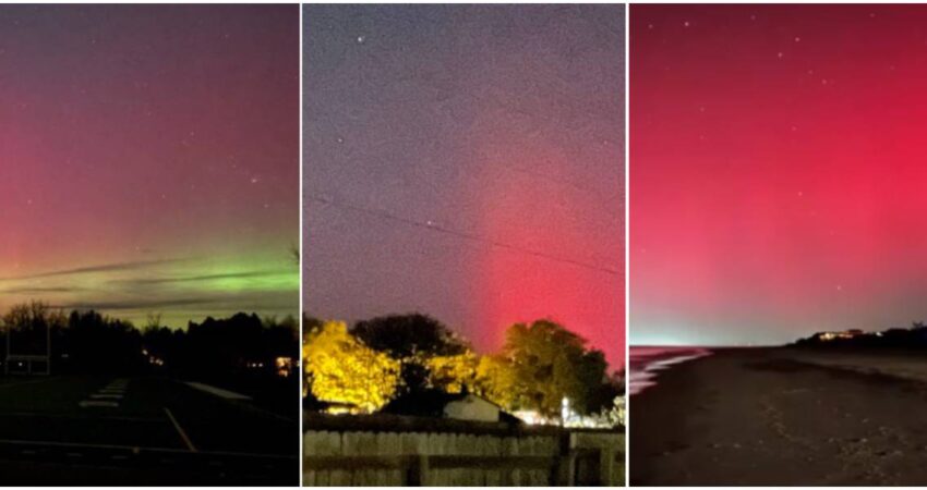 โยกIncreรญble pero cierto!": Auroras boreales iluminan el cielo de Florida Auroras boreales