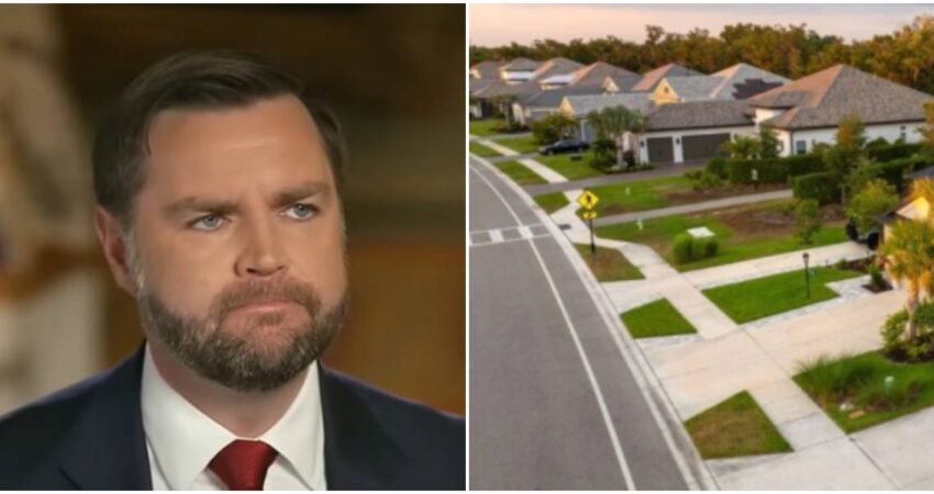 J.D. Vance culpa a los inmigrantes indocumentados por la crisis de vivienda en EE.UU: "Probablemente necesitemos construir alrededor de 5 millones de casas nuevas" J.D. Vance-viviendas en EE.UU