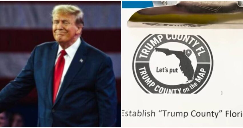Residentes en ciudad de Florida quieren crear un condado con el nombre del presidente Trump Trump