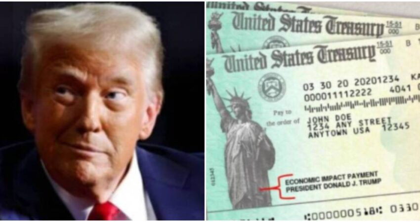 Estados Unidos a la expectativa: Trump fija fecha para entregar estímulo de 2 mil dólares financiados con aranceles Trump-Cheque