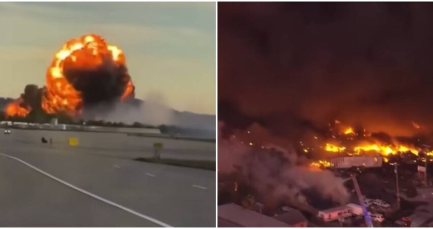 "Terror en Louisville": avión de UPS se estrella repleto de combustible y deja al menos siete fallecidos accidente de avión