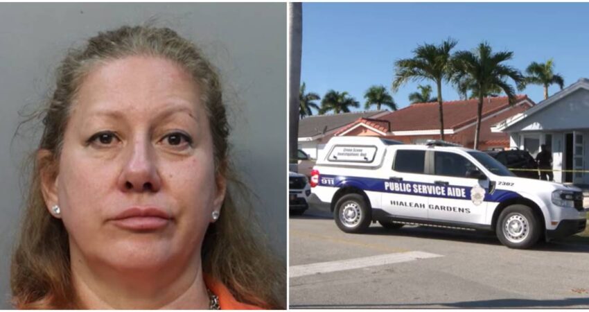 “Drama en Hialeah Gardens": madre de 63 años dispara a su hijo con un arma de fuego y lo hiere en el abdomen mujer arrestada-Policía de Hialeah Gardens