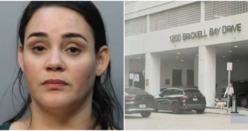 Escándalo en Brickell: Exadministradora acusada de desviar más de $140,000 con “empleados fantasma” mujer arrestada-edificio de Miami