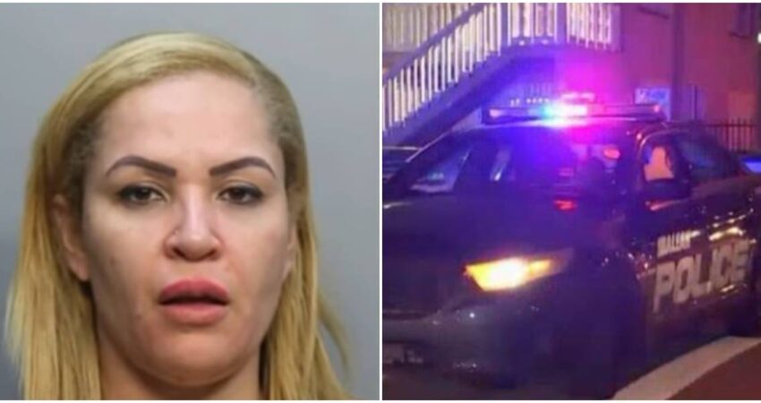 Mujer arrestada en Hialeah tras agredir a su pareja en la cabeza con una botella de cristal y ocultar las evidencias mujer arrestada-policía de Hialeah