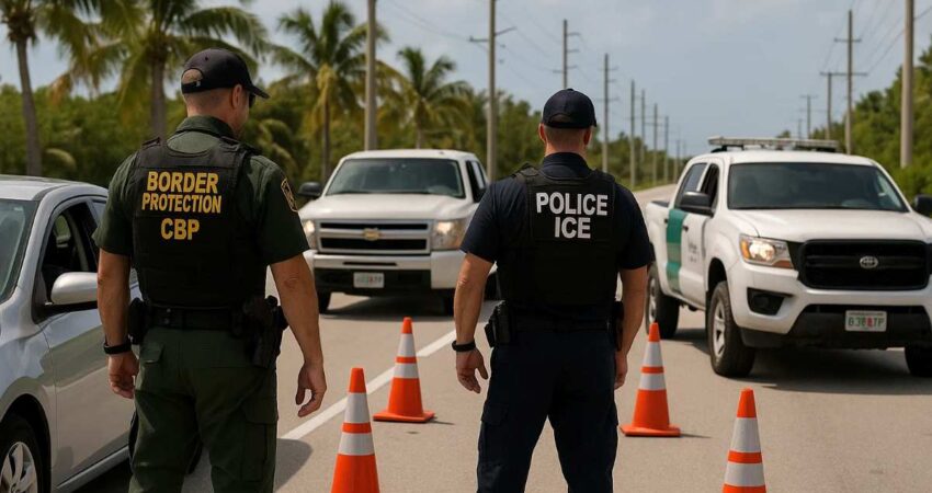Redada sorpresa en los Cayos de Florida: Cubanos entre los 12 detenidos en operativo migratorio operativo-cayos-florida