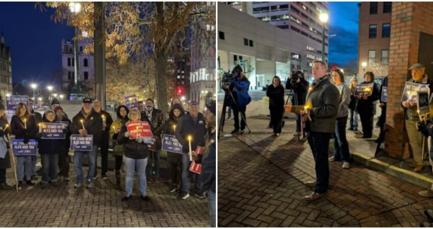 Syracuse se levanta para salvar a pareja cubana detenida por ICE: "Traerlos a casa es el objetivo final. Esto no nos detendrá" vigilia en Nueva York