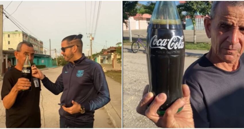 ¿Te atreverías a abrirla?: cubano conserva una botella de Coca-Cola que sobrevivió 75 años sin abrirse Coca Cola cubana