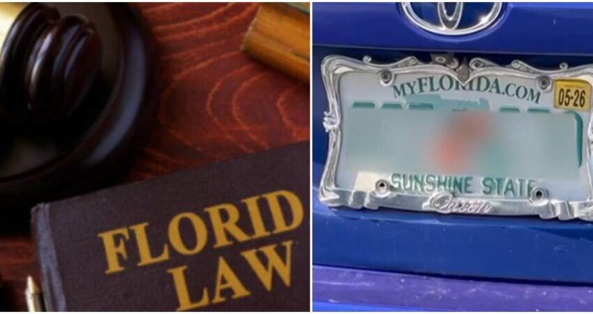 Cambio histórico en Florida: conductores podrían dejar de usar la famosa calcomanía amarilla en las matrículas de sus vehículos Leyes de Florida-matrícula