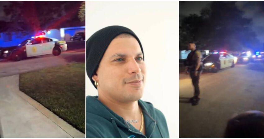 Gritos en un live de Ultrack activan el 911 en Miami: vecinos pensaron que era una pelea doméstica Ultrack y Policías