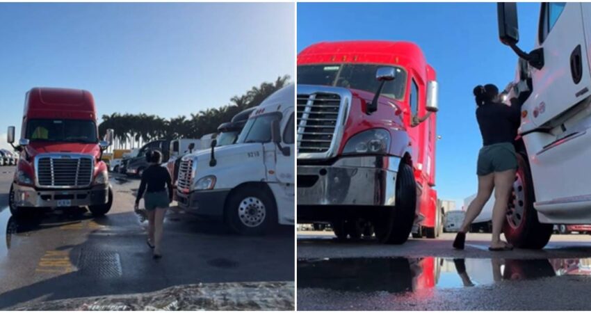 “Yo me ocupo”: La frase de una camionera cubana en Miami que está inspirando a todo el exilio cubana en Miami (2)