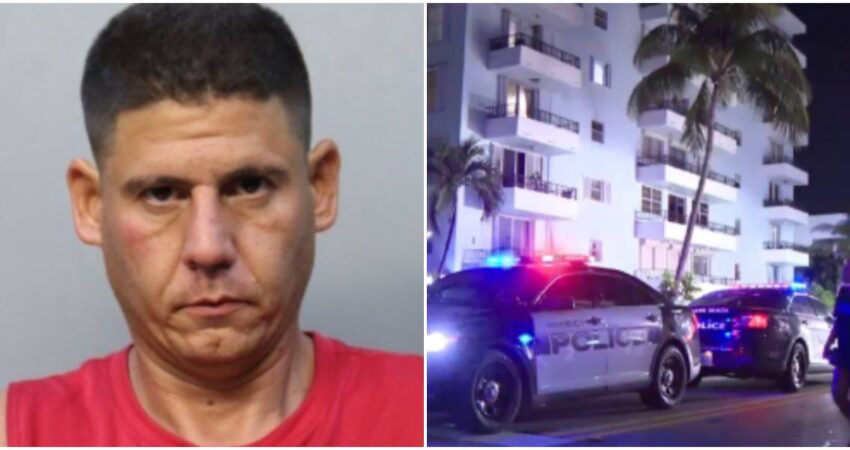 Delatado por la cámara: arrestan en Miami Beach a cubano con largo historial tras acto obsceno frente a una anciana cubano arrestado-policía de Miami Beach
