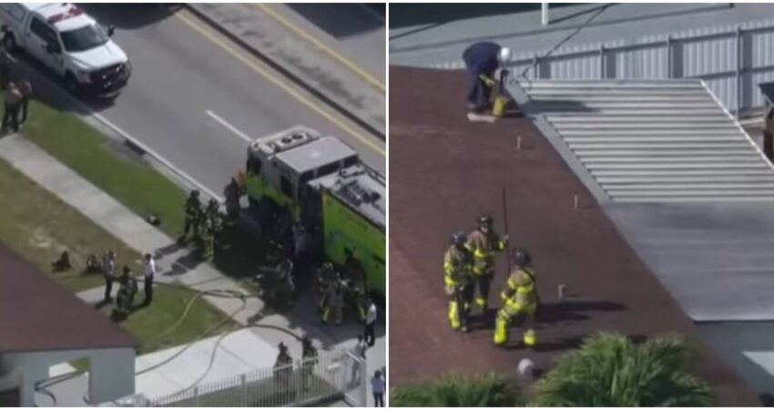 Dramático incendio en Miami-Dade: humo, caos y un residente trasladado en helicóptero incendio en Miami (1)
