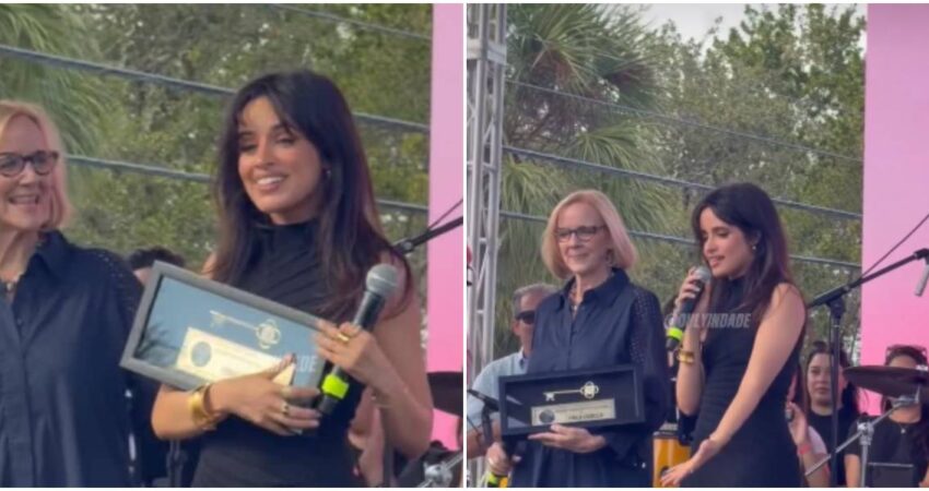 “Orgullo total”: Camila Cabello recibe las llaves de la ciudad de Miami y las redes reaccionan Camila Cabello