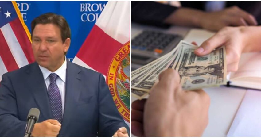 Buenas noticias para propietarios: Ron DeSantis anuncia reducción de las primas de seguros en Florida DeSantis-dinero