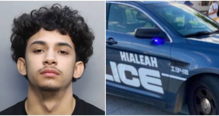 Tiroteo en Hialeah deja una mujer herida y un joven acusado de intento de asesinato Joven arrestado-Policía de Hialeah (1)