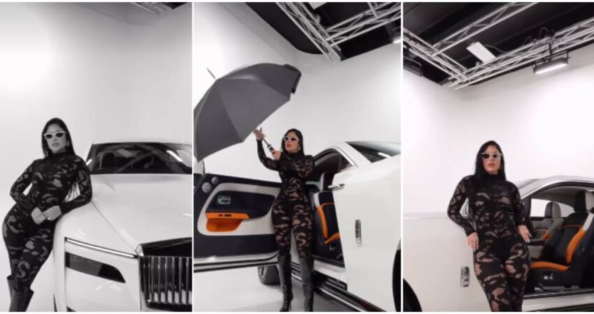 Influencer cubana Dura sorprende en redes con un Rolls-Royce Spectre 2026 valorado en mรกs de medio millรณn de dรณlares La Dura (2)