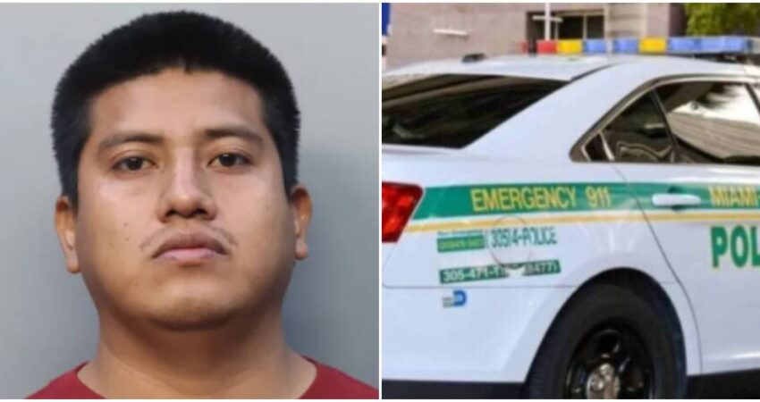 Arrestan en Miami a sospechoso de choque con fuga que dejó un muerto tras un mes de investigación arrestado-policía de Miami (4)