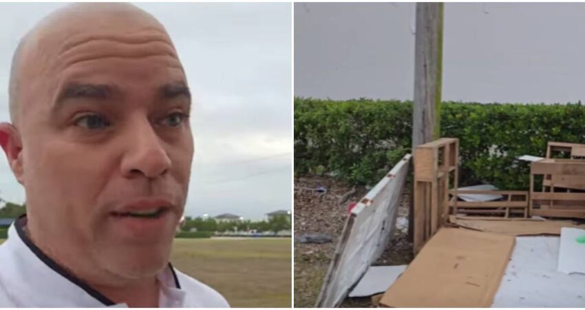 Cubano recibe una multa de un inspector de Homestead por basura de un homeless: "Personas como estas no deberían trabajar para la ciudad” cubano de Homestead-basura