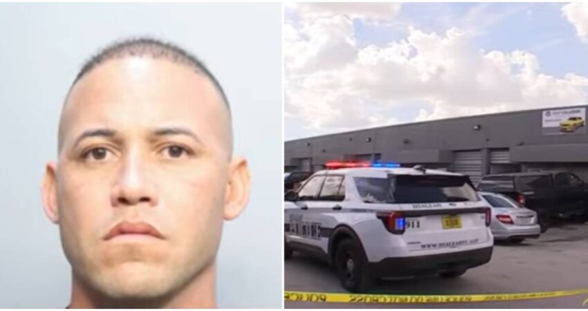 Impactante video muestra a hombre disparando sin piedad contra otro frente a una cafetería de Hialeah hombre preso-Policía de Hialeah (1)