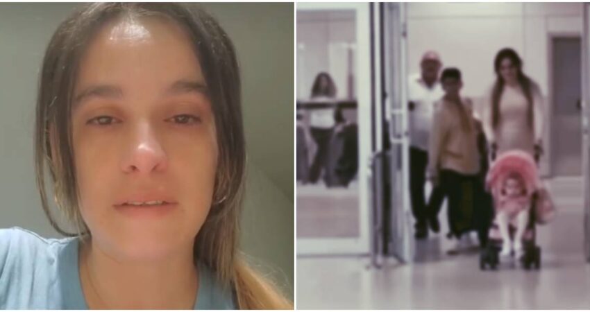 “Ahora sí hay esperanza”: Mía, la niña cubana con cáncer arriba a Miami para tratarse el cáncer después de varios meses de angustia madre cubana-familia cubana