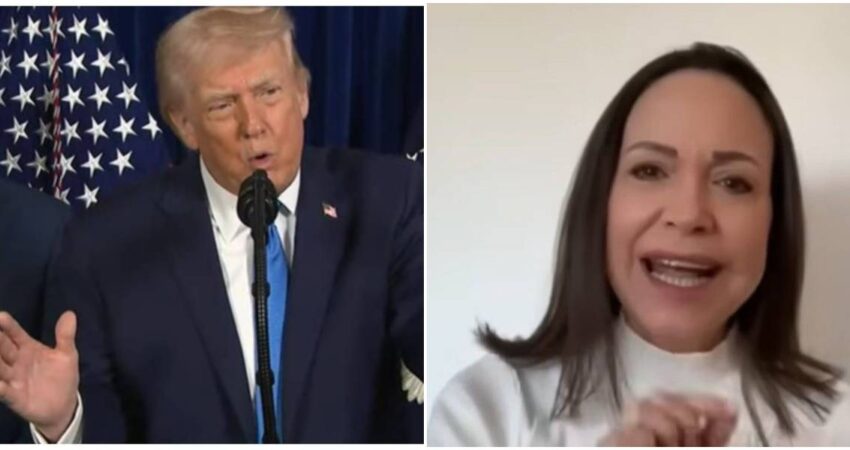 Trump pone en duda la capacidad de María Corina Machado para gobernar Venezuela maria-corina-machado