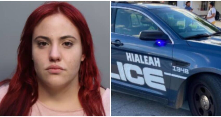 Robo de paquetes en Hialeah: una mujer enfrenta cargos por sustraer casi 500 dólares en compras navideñas mujer arrestada-policía de Hialeah (1)
