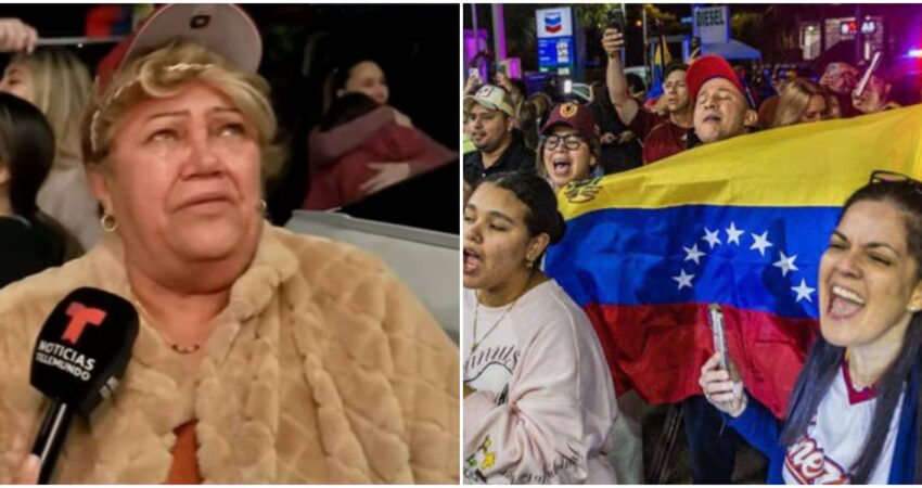 “Esperamos esto por años”: lágrimas y banderas en Miami tras la noticia sobre la captura de Nicolás Maduro en Venezuela venezolanos en Miami