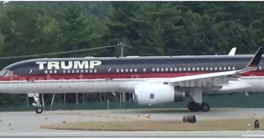 Florida aprueba renombrar el aeropuerto de Palm Beach en honor a Donald Trump Avión Trump