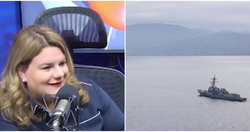 Gobernadora de Puerto Rico apoya que EE. UU. use la isla en una posible acciรณn militar contra Cuba Jennifer Gonzรกlez-barco de guerra