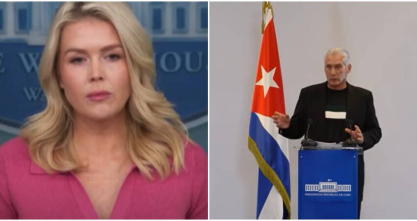 Washington lanza fuerte mensaje a Cuba: "La Habana es un régimen que está cayendo... y debe hacer cambios drásticos" Karoline Leavitt-Díaz-Canel