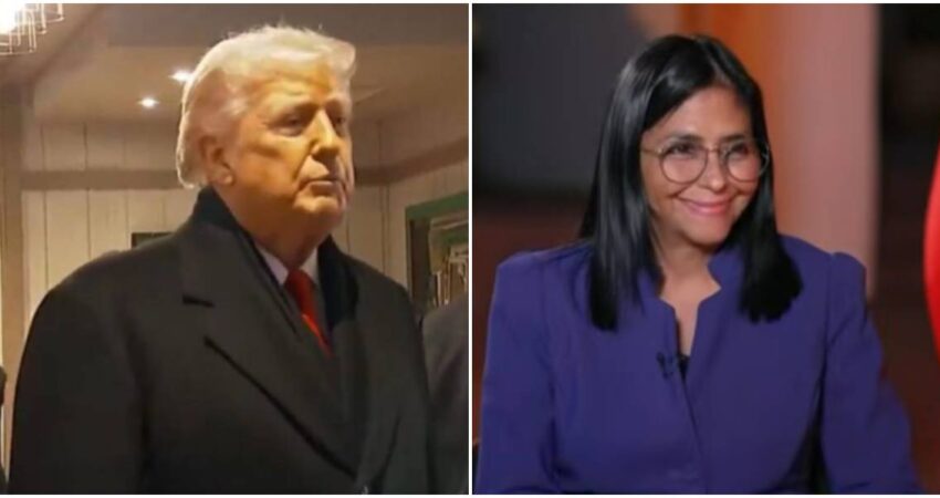Donald Trump dice que planea visitar Venezuela en medio de un acercamiento histórico entre ambos países Trump-Delcy