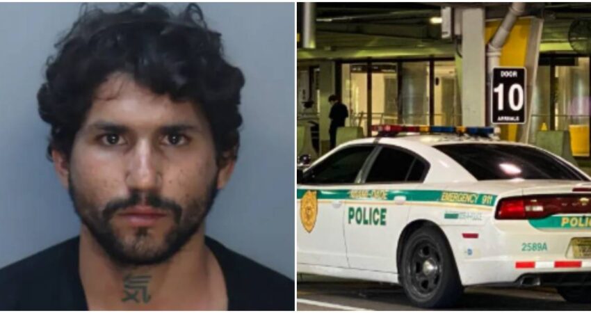 Caos en el Aeropuerto de Miami: hombre irrumpe en zona restringida y empuja a agente federal arrestado-policรญa