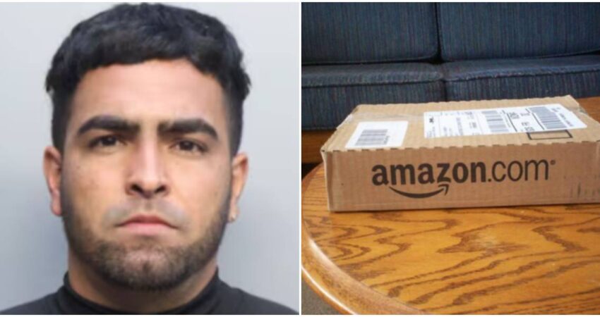 Escรกndalo en Miami-Dade: acusan a cubano repartidor de Amazon que marcaba paquetes como โentregadosโ y luego los vendรญa cubano arrestado-robo de paquetes