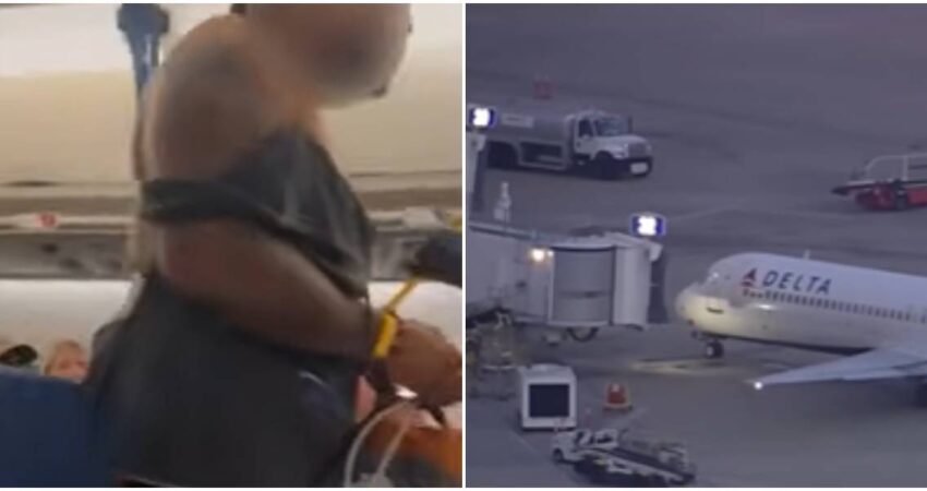 Minutos de alarma en Houston: vuelo de Delta aterriza de emergencia despuรฉs que un pasajero intentara acceder a la cabina de los pilotos hombre arrestado-Delta
