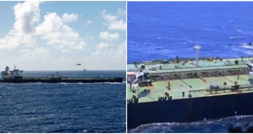 Operación en alta mar: Washington detiene otro buque petrolero en el Océano Índico acusado de evadir sanciones petrolero incautado