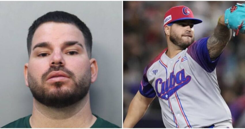 Pitcher cubano que debería participar en el Clásico Mundial de Béisbol representando a Cuba es detenido por tráfico de cocaína en Florida pitcher cubano