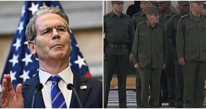 Secretario del Tesoro de EE.UU advierte: "puede haber un cambio de régimen a cámara lenta en Cuba" Bessent-régimen cubano