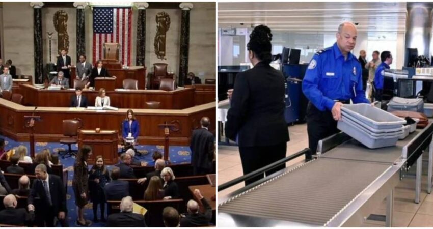 Senado de EE.UU logra acuerdo para financiar las operaciones del DHS, pero deja fuera lo concerniente a ICE Congreso-TSA