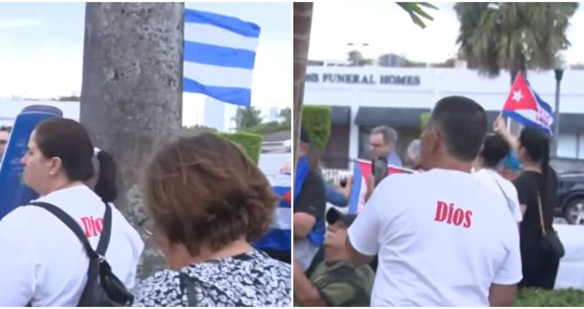 “Miami se levanta por Cuba”: exiliados cubanos en Miami salen a las calles para respaldar las protestas en la isla Cubanos en Miami (1)