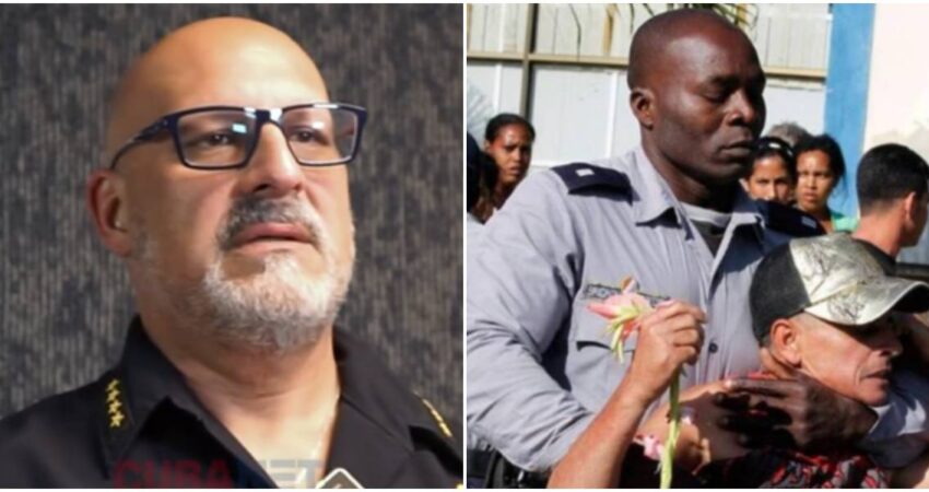Jefe de la policía de Miami exhorta a policías cubanos a no obedecer órdenes represivas: "La misión de un policía es cuidar al público" Manny Morales-represión en Cuba