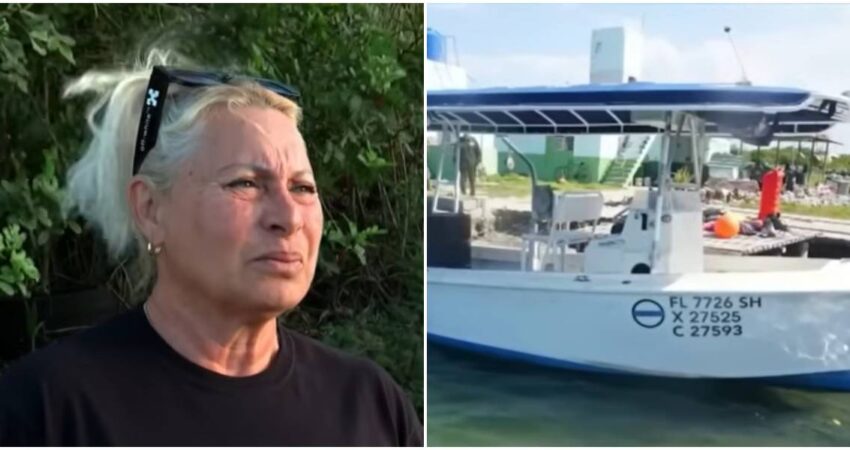 “Los detenidos en la lancha no son terroristas”: opositora Maritza Lugo rompe el silencio tras acusaciones del régimen cubano Maritza Lugo- embarcación