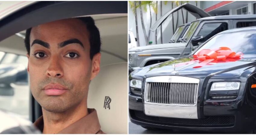 El lujoso regalo de Pollito Tropical por sus 33 años: un Rolls-Royce que supera los 350 mil dólares Pollito Tropical-Rolls Royce