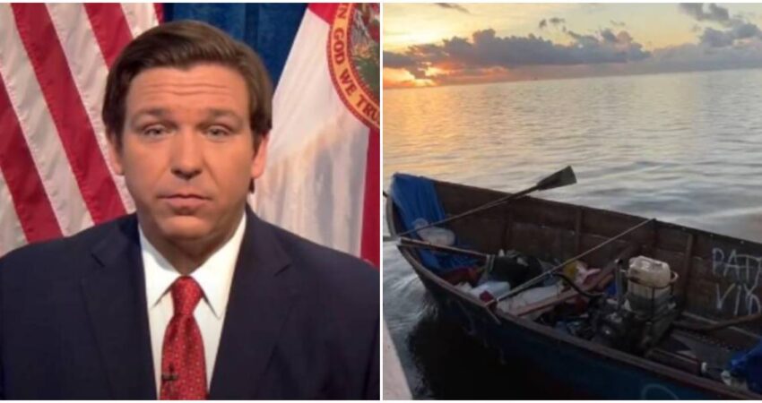 Ron DeSantis alerta sobre una posible ola migratoria sin precedentes desde Cuba motivada por la crisis económica y las presiones de EE.UU Ron DeSantis-balseros