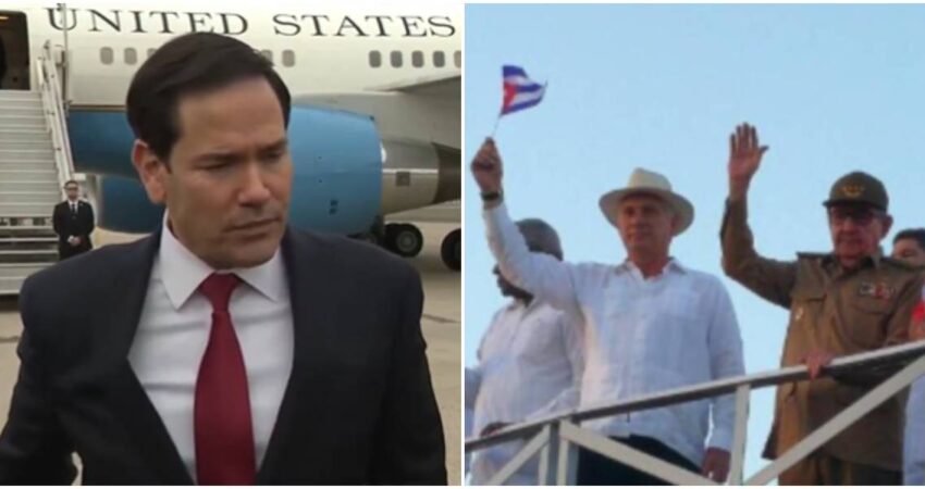 Marco Rubio endurece su discurso sobre Cuba y asegura que el país no puede mejorar mientras tenga el sistema político comunista Rubio-dictadura cubana