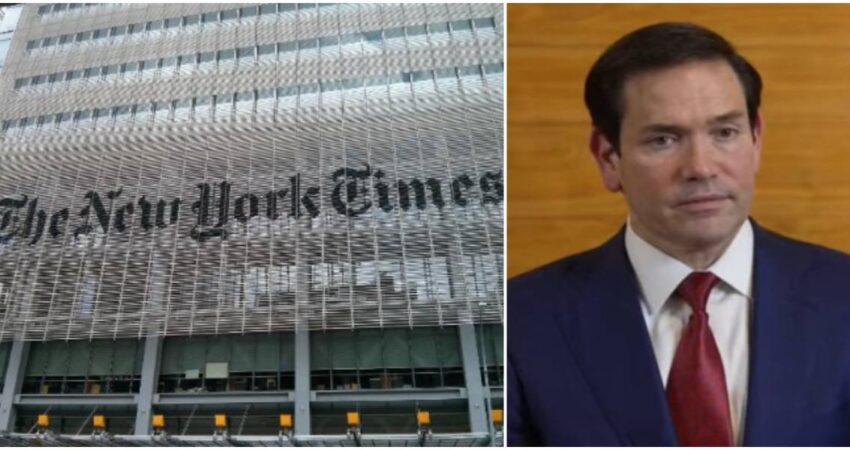 Choque frontal: The New York Times desafía a Rubio y sostiene su versión sobre conversaciones de EE.UU y Cuba Times-Rubio