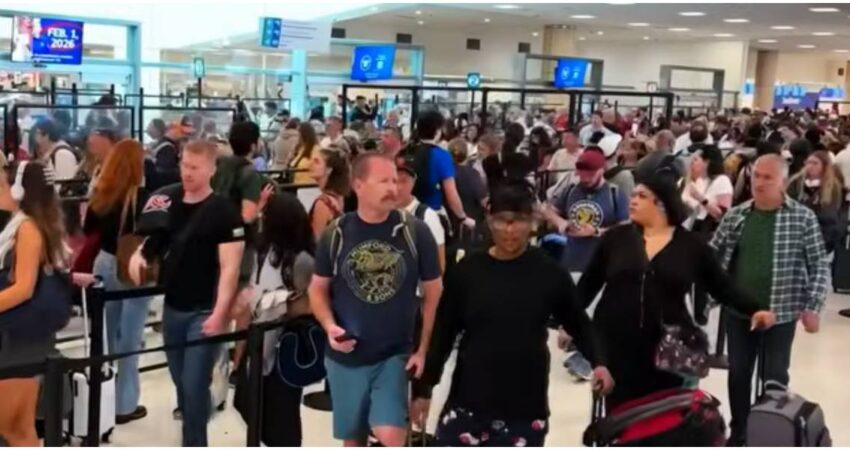 Alerta en EE.UU.: la TSA advierte que aeropuertos podrían cerrar por falta de recursos mientras no en el Congreso no hay acuerdos concretos filas en aeropuertos de EE.UU