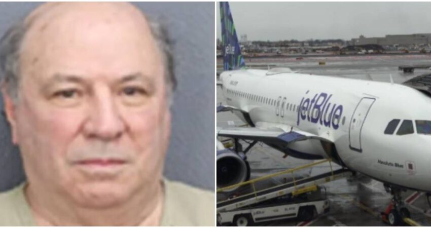 Caos en aeropuerto del sur de Florida: evacúan vuelo de JetBlue por amenaza de bomba hombre preso-JetBlue